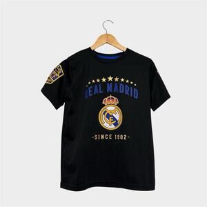 Real Madrid Soccer T-Shirt Size L Youth